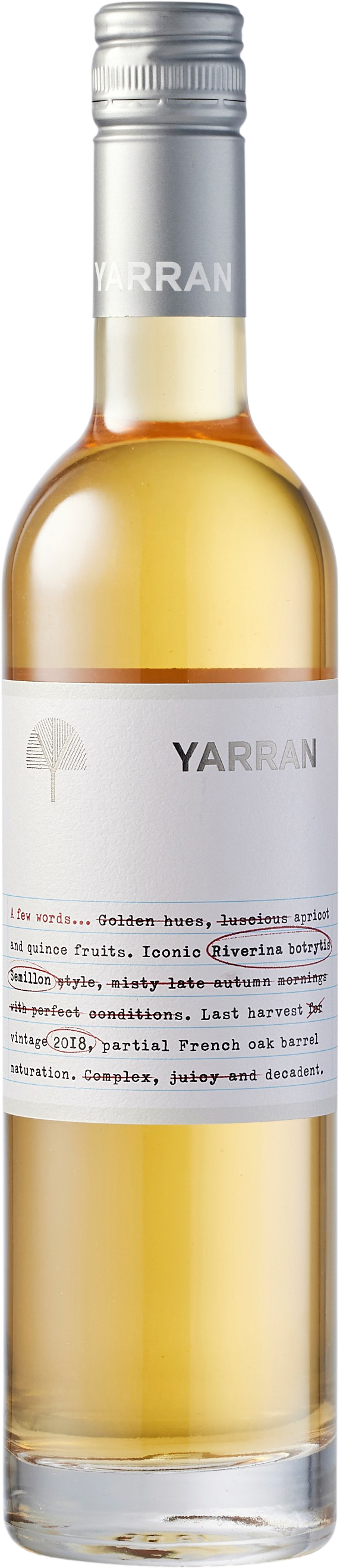 Yarran Wines Botrytis Semillon 2018